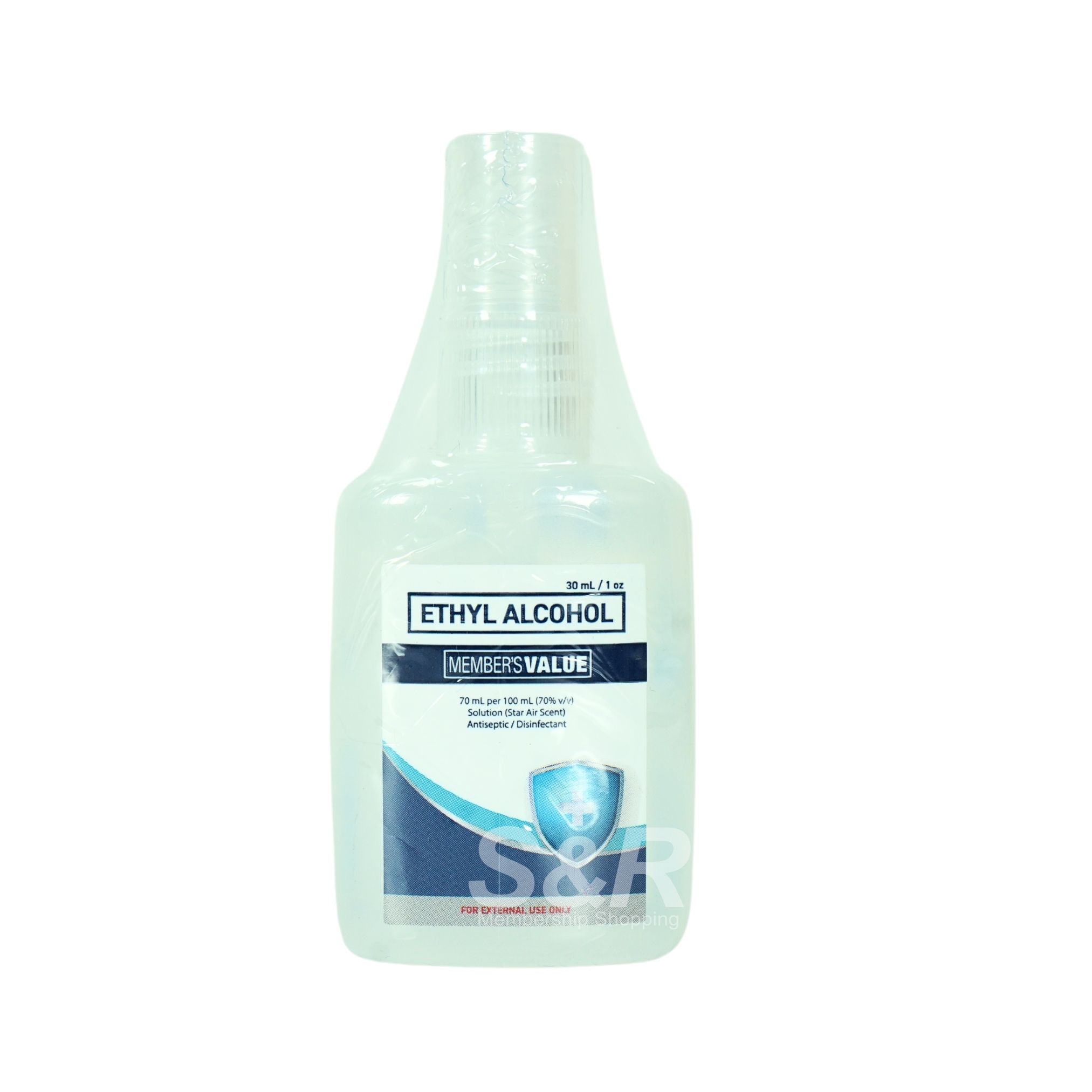 Member's Value Ethyl Alcohol 70% Solution 4pcs x 30mL Member's Value Ethyl Alcohol 70% Solution 4pcs x 30mL